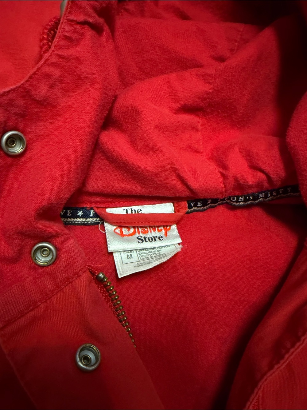 Vintage Disney Store Winnie The Pooh “Pooh’s Misty Cove” Windbreaker Rain Jacket - Picture 9 of 13